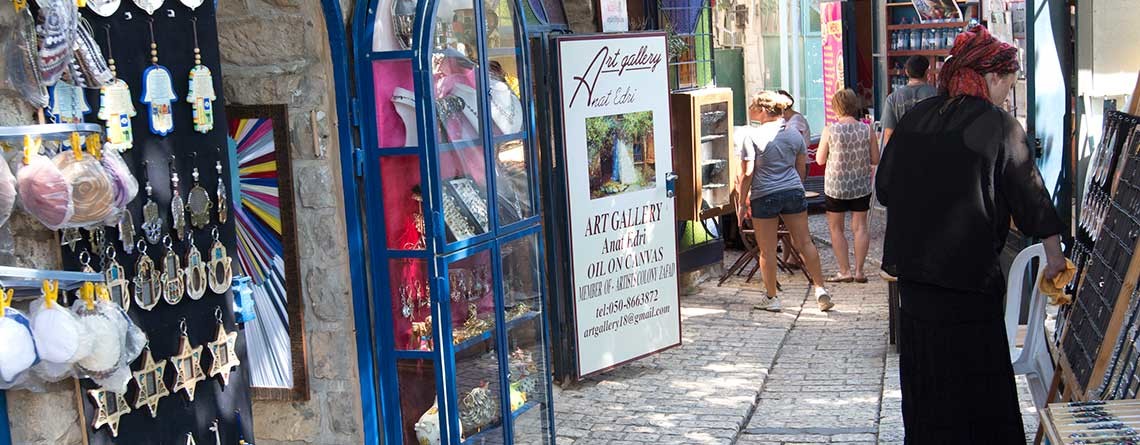 Shops in Zefat